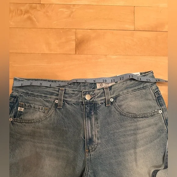 AG Adriano Goldschmied Light Blue Flare Jeans - Picture 7 of 8